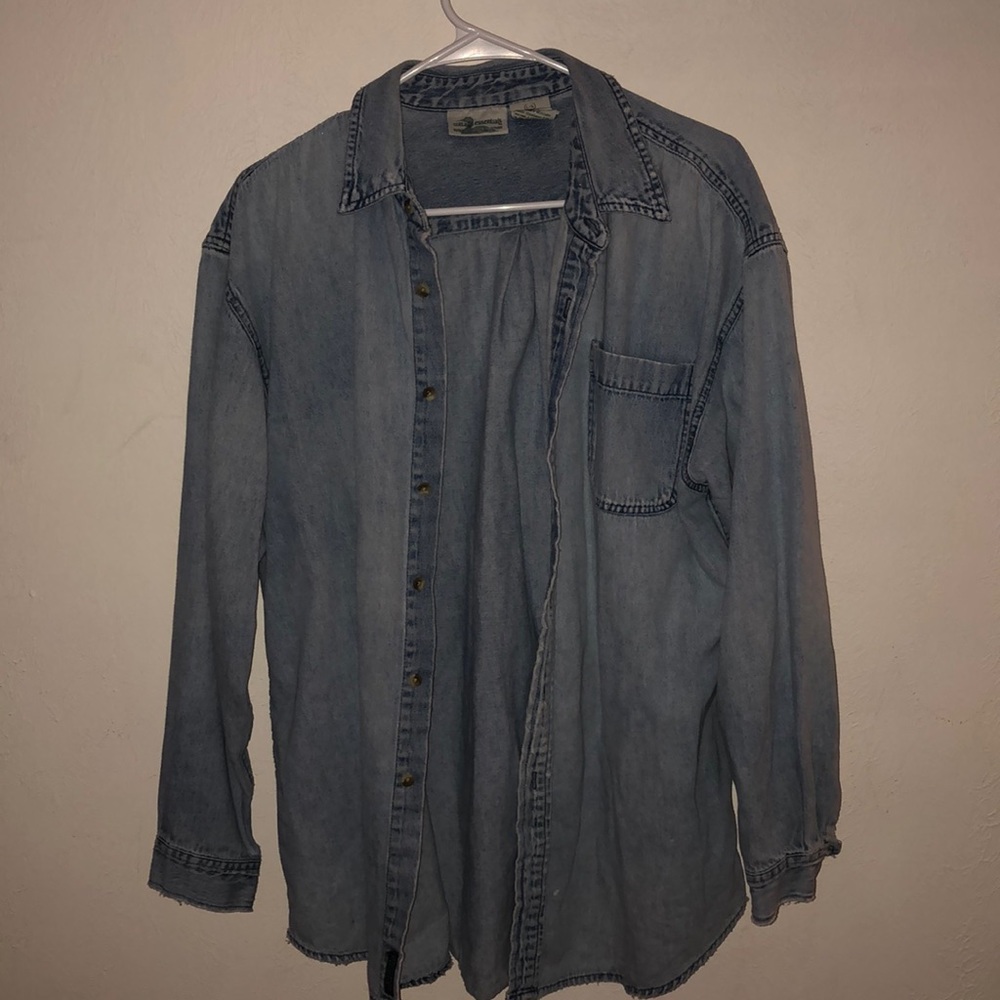 Vintage denim (cotton) button down